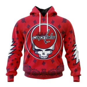 Hoodie NHL Washington Capitals Special Grateful Dead Design St2303 QTNHL080524A1900HD