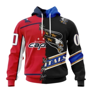 Hoodie NHL Washington Capitals Special Home Mix Reverse Retro Personalized Kits QTNHL080524A918HD