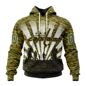 Hoodie NHL Washington Capitals Special Military Camo Kits For Veterans Day And Rememberance Day St2201 QTNHL080524A3461HD