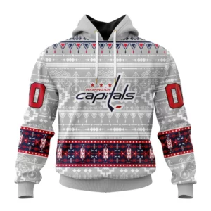 Hoodie NHL Washington Capitals Special Native Design St2302 QTNHL080524A2044HD