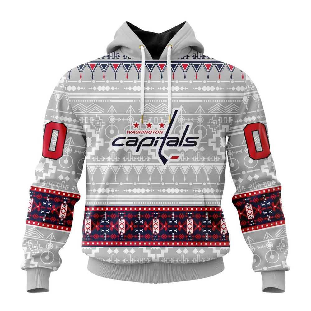 Hoodie NHL Washington Capitals Special Native Design St2302 QTNHL080524A2044HD