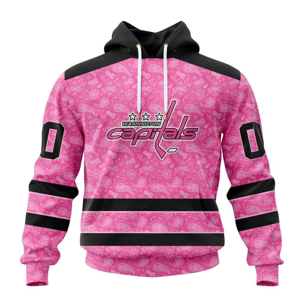Hoodie NHL Washington Capitals Special Pink Fight Breast Cancer St2306 QTNHL080524A1626HD