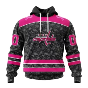 Hoodie NHL Washington Capitals Special Pink In The Rink Fight Breast Cancer St2301 QTNHL080524A2074HD