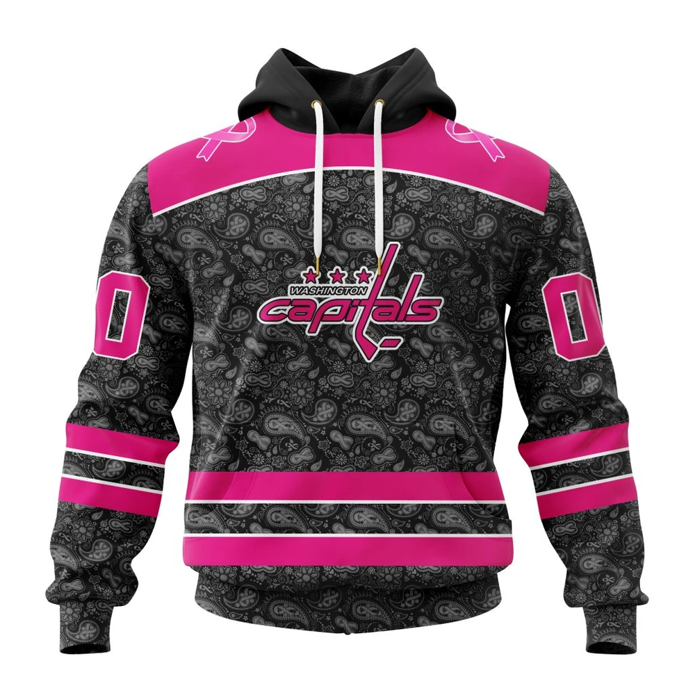 Hoodie NHL Washington Capitals Special Pink In The Rink Fight Breast Cancer St2301 QTNHL080524A2074HD