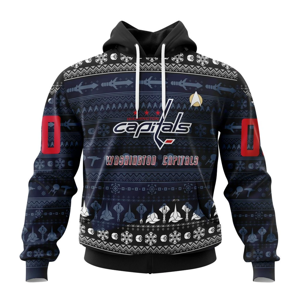 Hoodie NHL Washington Capitals Special Star Trek Design St2201 QTNHL080524A2998HD