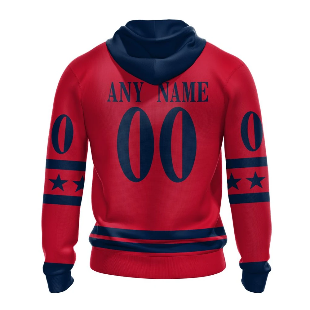 Hoodie NHL Washington Capitals Special Two-Tone Design St2401 QTNHL080524A442HD - Image 2