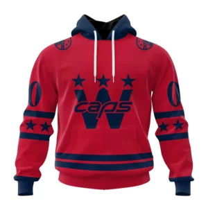 Hoodie NHL Washington Capitals Special Two-Tone Design St2401 QTNHL080524A442HD