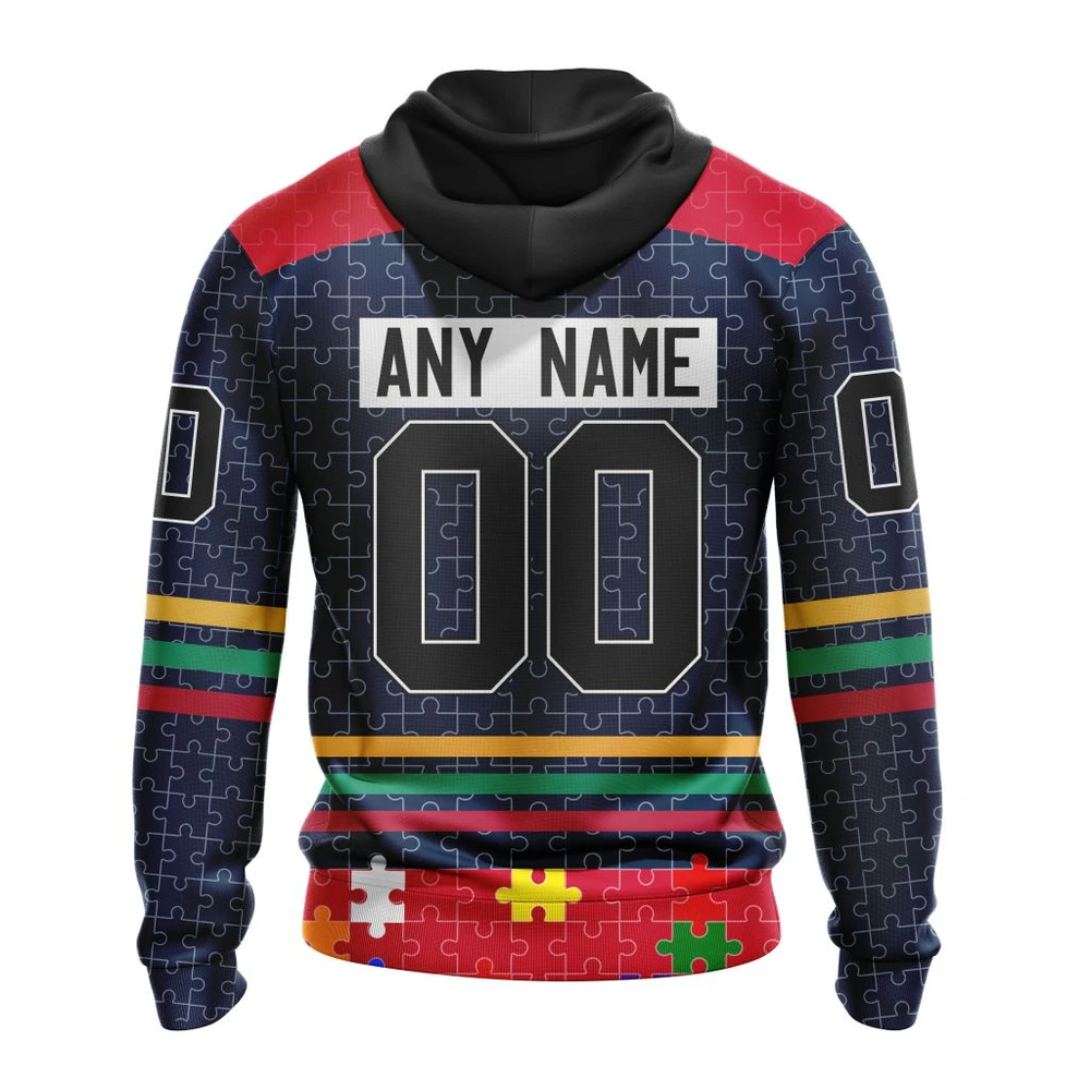 Hoodie NHL Washington Capitals, Specialized Fearless Aganst Autism V0122 QTNHL080524A2508HD - Image 2