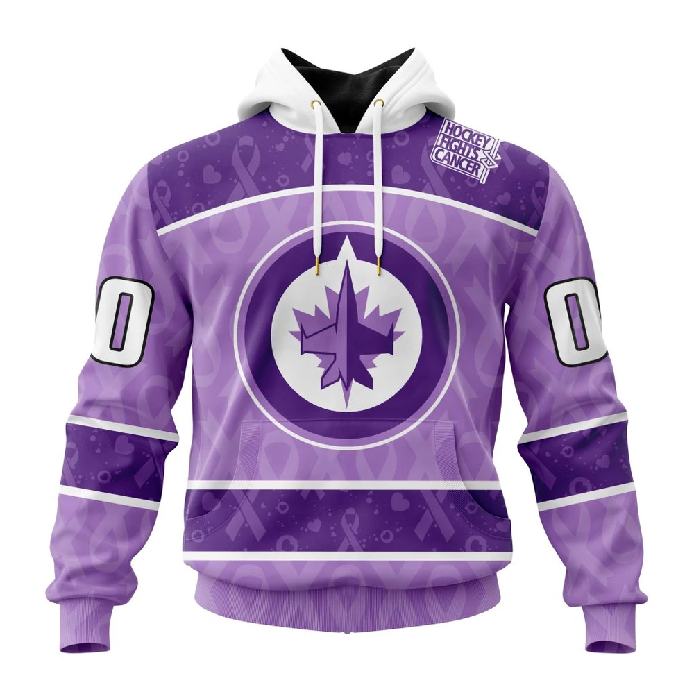 Hoodie NHL Winnipeg Jets New Lavender Hockey Fight Cancer St2301 QTNHL080524A1469HD
