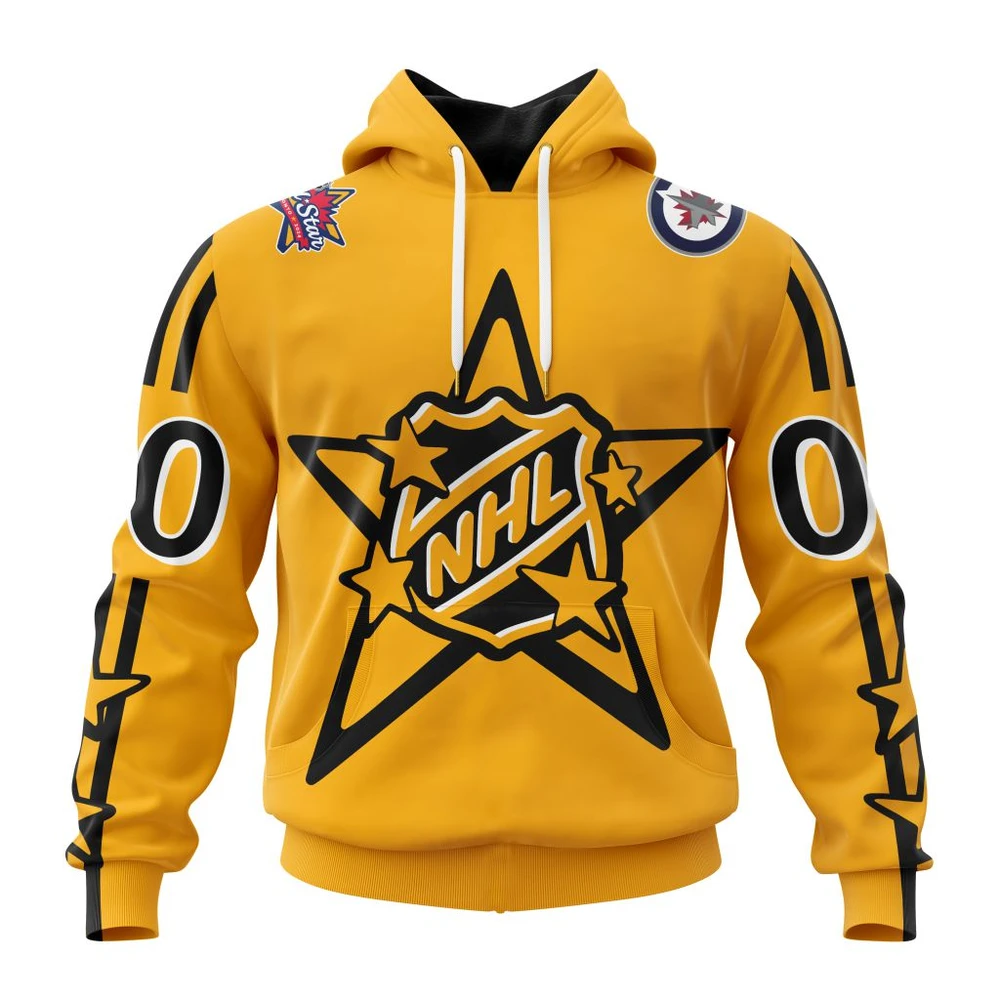 Hoodie NHL Winnipeg Jets Personalized NHL All-Star Game QTNHL080524A820HD