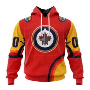 Hoodie NHL Winnipeg Jets Special All-Star Game Design With Florida Sunset QTNHL080524A2581HD