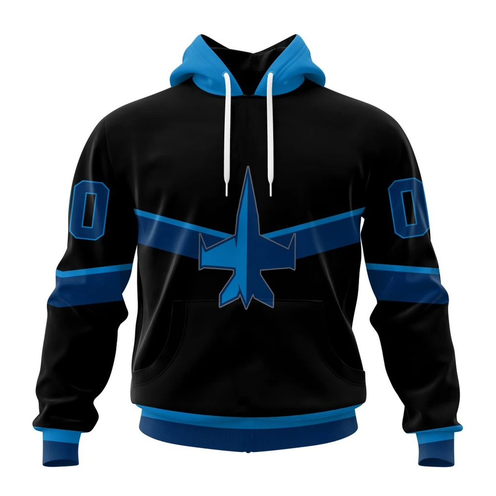 Hoodie NHL Winnipeg Jets Special Blackout Design St2401 QTNHL080524A583HD