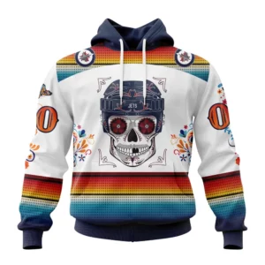 Hoodie NHL Winnipeg Jets Special Design For Dia De Los Muertos St2301 QTNHL080524A1434HD