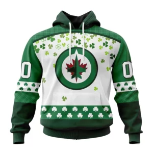 Hoodie NHL Winnipeg Jets Special Design For St. Patrick Day St2401 QTNHL080524A1230HD