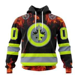 Hoodie NHL Winnipeg Jets Special Design Honoring Firefighters St2401 QTNHL080524A1075HD