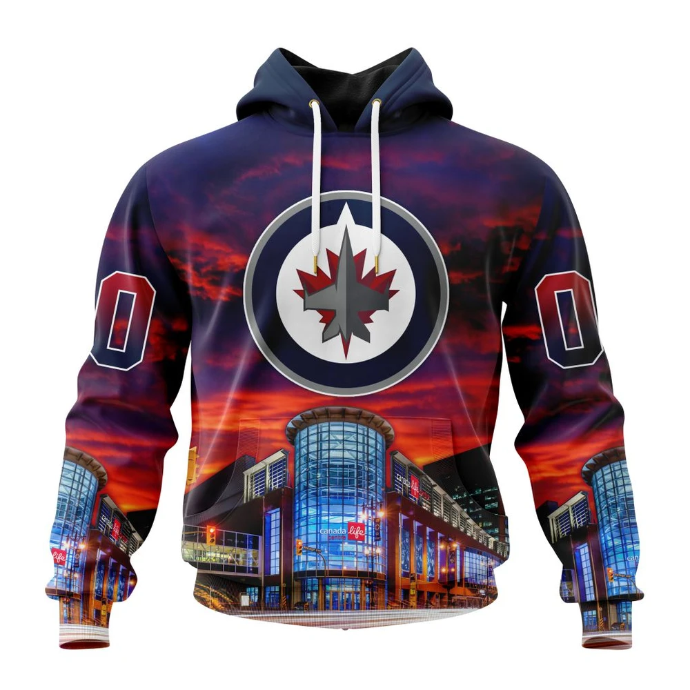 Hoodie NHL Winnipeg Jets Special Design With Canada Life Centre St2401 QTNHL080524A680HD