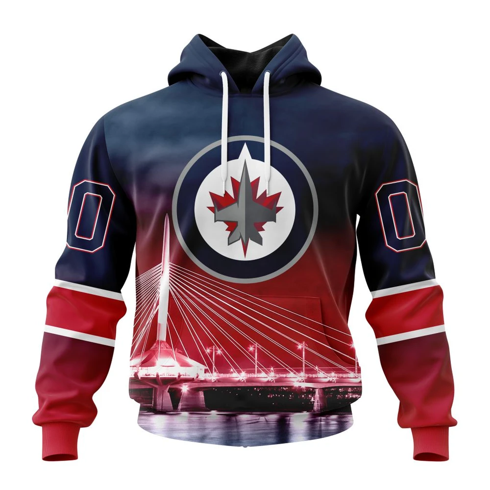 Hoodie NHL Winnipeg Jets Special Design With Esplanade Riel St2301 QTNHL080524A4085HD