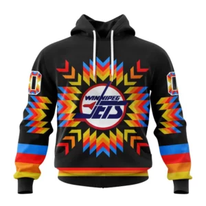 Hoodie NHL Winnipeg Jets Special Design With Native Pattern St2306 QTNHL080524A1011HD