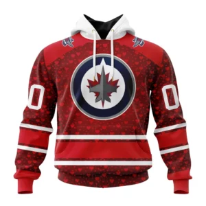 Hoodie NHL Winnipeg Jets Special Gift For Valentines Day St2401 QTNHL080524A980HD