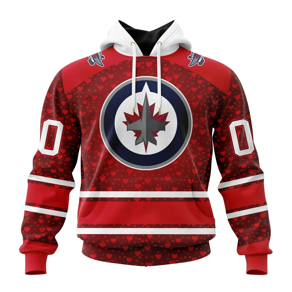Hoodie NHL Winnipeg Jets Special Gift For Valentines Day St2401 QTNHL080524A980HD