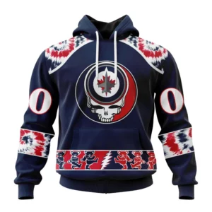Hoodie NHL Winnipeg Jets Special Grateful Dead Design St2301 QTNHL080524A2191HD