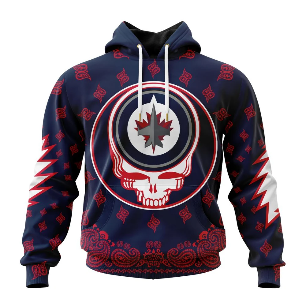Hoodie NHL Winnipeg Jets Special Grateful Dead Design St2303 QTNHL080524A1899HD
