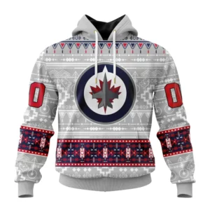 Hoodie NHL Winnipeg Jets Special Native Design St2302 QTNHL080524A2043HD