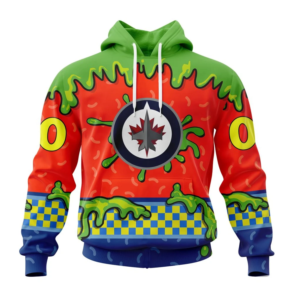 Hoodie NHL Winnipeg Jets Special Nickelodeon Design St2301 QTNHL080524A1166HD