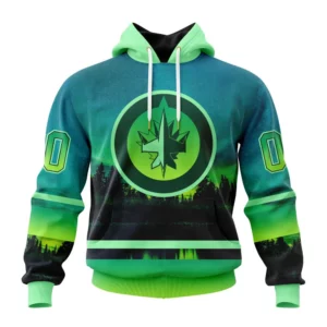 Hoodie NHL Winnipeg Jets Special Northern Lights Design St2302 QTNHL080524A1364HD