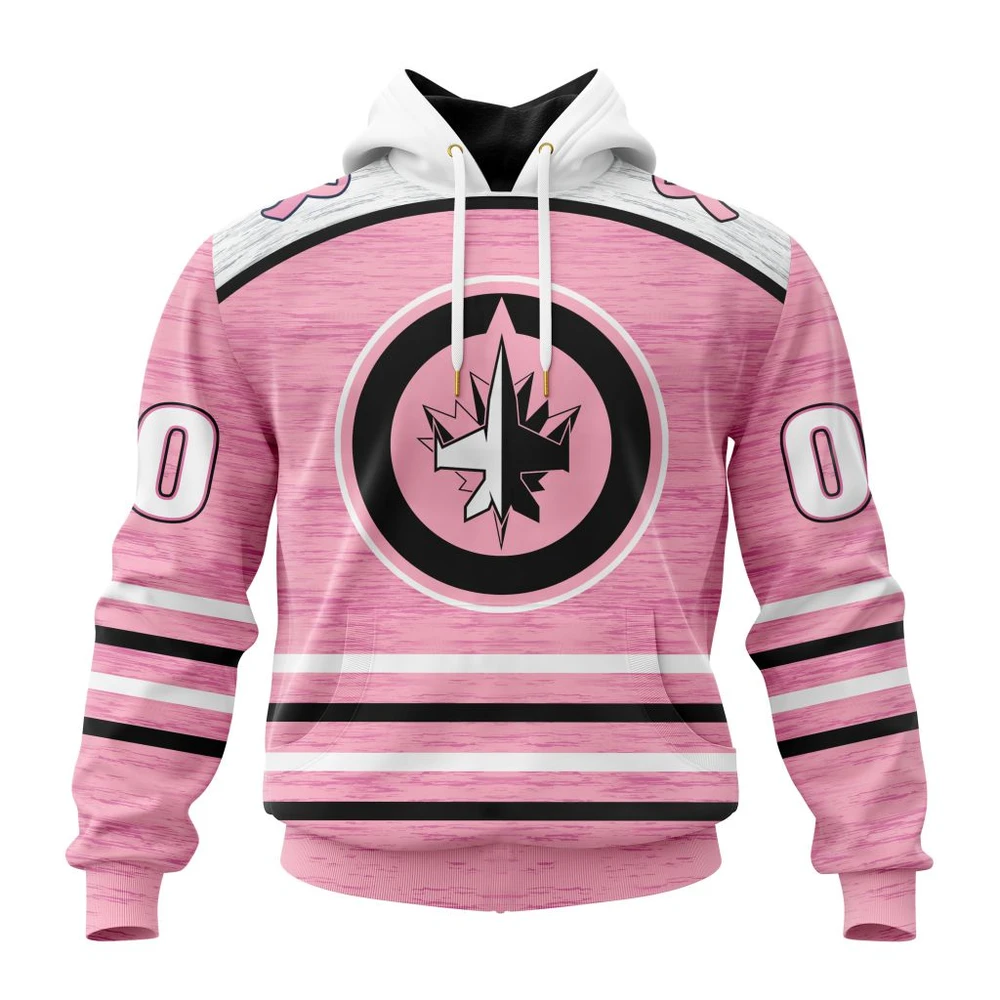 Hoodie NHL Winnipeg Jets Special Pink Fight Breast Cancer Design St2304 QTNHL080524A1729HD