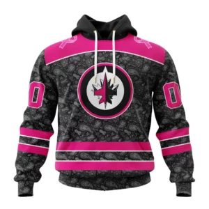 Hoodie NHL Winnipeg Jets Special Pink In The Rink Fight Breast Cancer St2301 QTNHL080524A2073HD