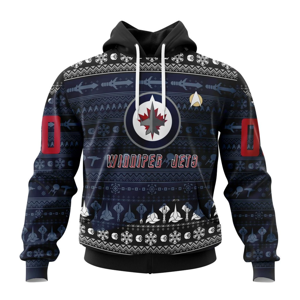 Hoodie NHL Winnipeg Jets Special Star Trek Design St2201 QTNHL080524A2997HD