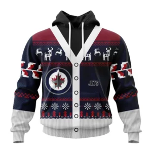 Hoodie NHL Winnipeg Jets, Specialized Chrismas Season QTNHL080524A2780HD