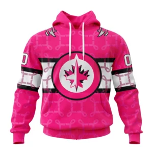 Hoodie NHL Winnipeg Jets, Specialized Design I Pink I Can! In October We Wear Pink Breast Cancer QTNHL080524A3606HD