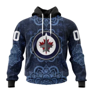 Hoodie NHL Winnipeg Jets, Specialized Mandala Style St2201 QTNHL080524A4038HD