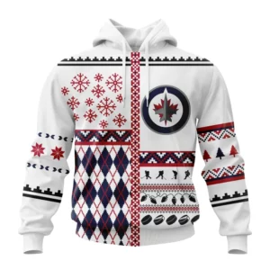 Hoodie NHL Winnipeg Jets, Specialized Unisex Christmas Is Coming V01 QTNHL080524A2898HD