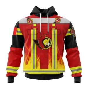 Hoodie Ottawa Senators Honnor Firefighter Uniform V0622 QTNHL080524A3746HD