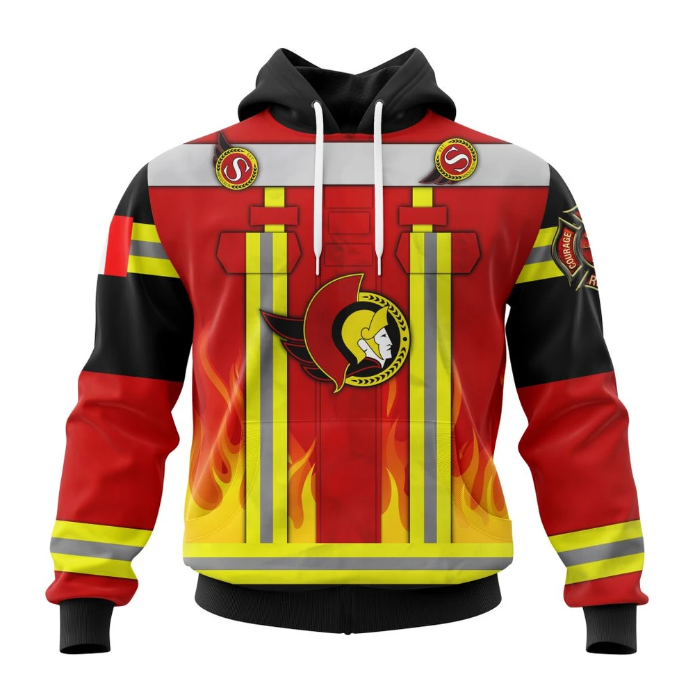 Hoodie Ottawa Senators Honnor Firefighter Uniform V0622 QTNHL080524A3746HD