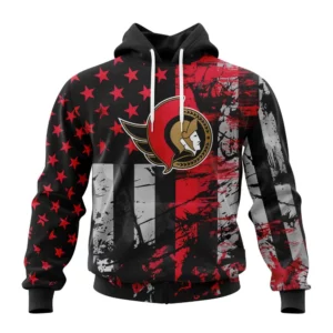 Hoodie Ottawa Senators Specialized Jersey For America QTNHL080524A3227HD