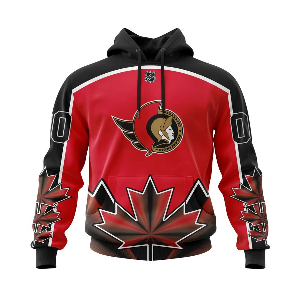 Hoodie Ottawa Senators, With Beloved Canada Maple Leafs V0122 QTNHL080524A3911HD