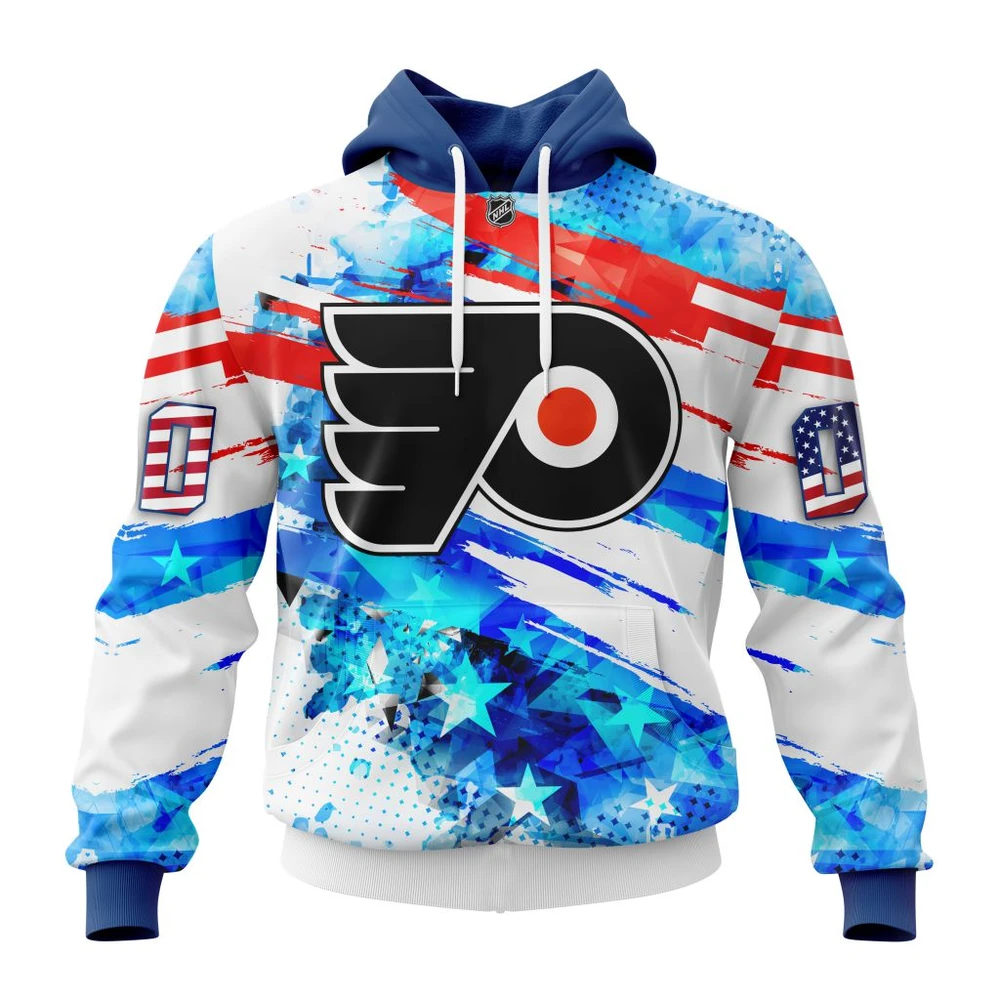 Hoodie Philadelphia Flyers, Special Concept For Independence Day St2201 QTNHL080524A2145HD