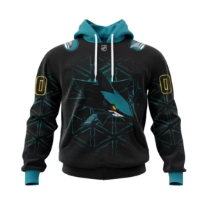 Hoodie San Jose Sharks, With Specialized Logo Concepts Kits QTNHL080524A3864HD