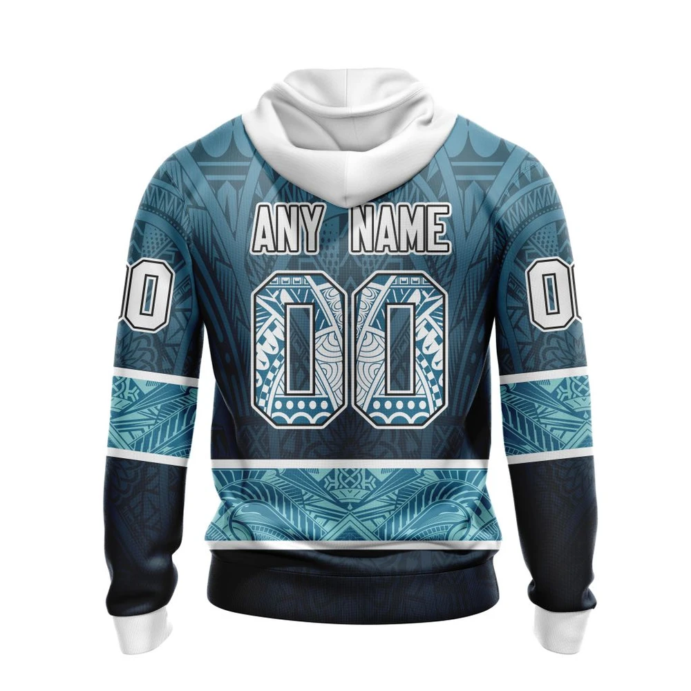 Hoodie Seattle Kraken, Specialized Native With Samoa Culture V0222 QTNHL080524A3876HD - Image 2