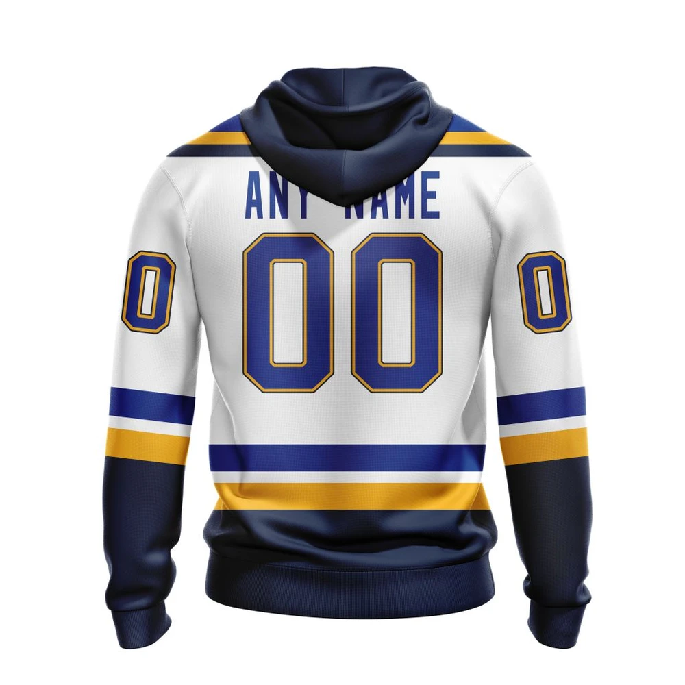 Hoodie St Louis Blues Special Chris Pronger Jersey Retirement, Personalized Name & Number QTNHL080524A3896HD - Image 2