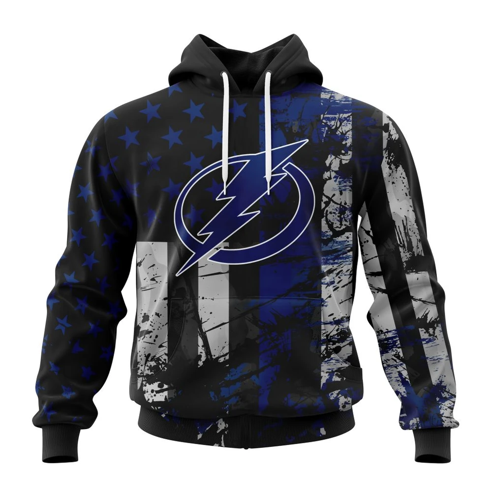 Hoodie Tampa Bay Lightning, Specialized Jersey For America QTNHL080524A3220HD