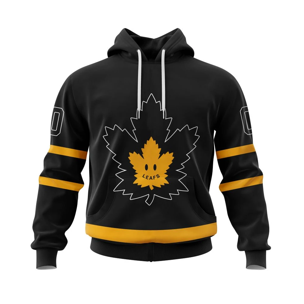 Hoodie Toronto Maple Leafs X Drew House Premier Reversible Black QTNHL080524A3940HD