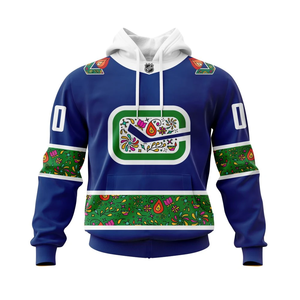 Hoodie Vancouver Canucks, Celebrate Diwali Specialized Concepts Kits V2 QTNHL080524A3954HD