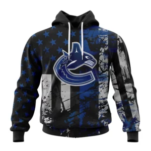 Hoodie Vancouver Canucks Specialized Jersey For America QTNHL080524A3218HD