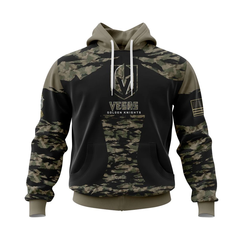 Hoodie Vegas Golden Knights, Honors Veterans And Military Members QTNHL080524A3970HD