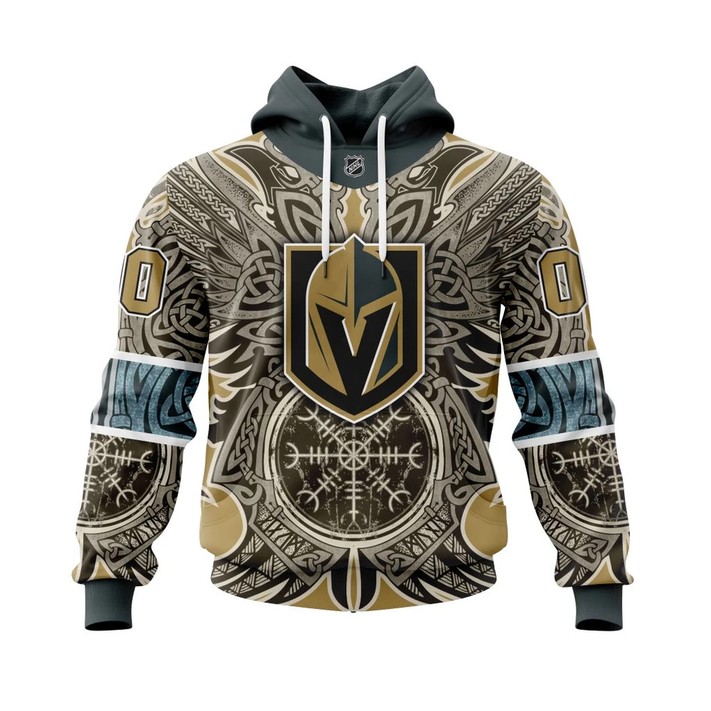Hoodie Vegas Golden Knights, Specialized Norse Viking Symbols St2201 QTNHL080524A3966HD
